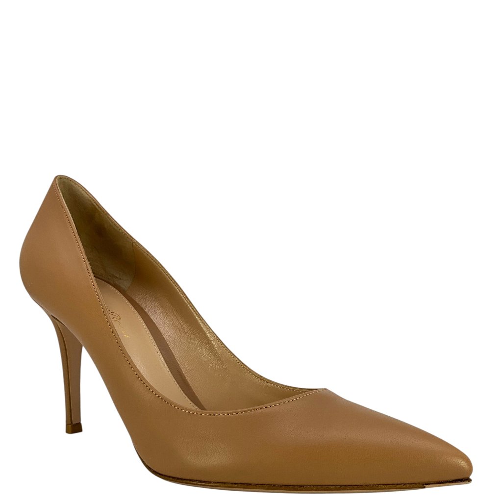 Gianvito Rossi Gianvito 85 Leather Pumps Size 7.5 New